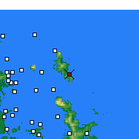 Nearby Forecast Locations - Great Barrier - mapa