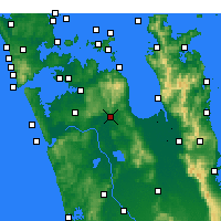 Nearby Forecast Locations - Pokeno - mapa