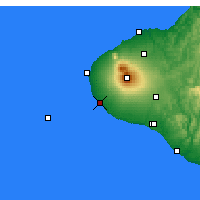 Nearby Forecast Locations - Opunake - mapa
