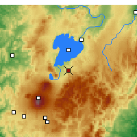 Nearby Forecast Locations - Turangi - mapa