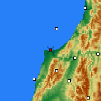 Nearby Forecast Locations - Westport - mapa