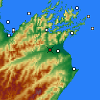 Nearby Forecast Locations - Renwick - mapa