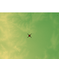 Nearby Forecast Locations - Lajamanu - mapa