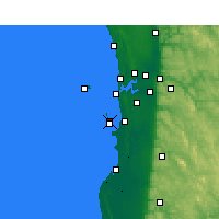 Nearby Forecast Locations - Garden Isl. - mapa