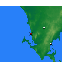 Nearby Forecast Locations - Coles Point - mapa