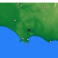 Nearby Forecast Locations - Heywood - mapa