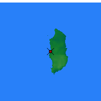 Nearby Forecast Locations - King Wyspa - mapa