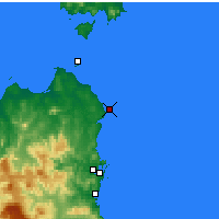 Nearby Forecast Locations - Eddystone Pt. - mapa