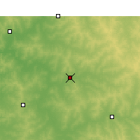 Nearby Forecast Locations - Narembeen - mapa
