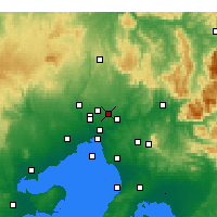 Nearby Forecast Locations - La Trobe University - mapa