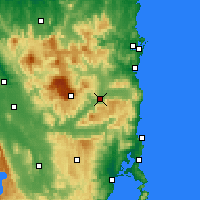 Nearby Forecast Locations - Fingal - mapa