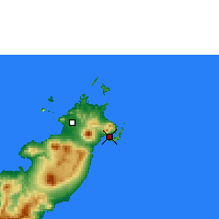 Nearby Forecast Locations - Bitung - mapa