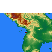 Nearby Forecast Locations - Kolaka/pomalaa - mapa