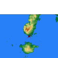 Nearby Forecast Locations - Zamboanga - mapa