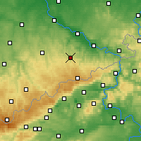 Nearby Forecast Locations - Dippoldiswalde - mapa