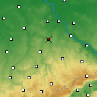 Nearby Forecast Locations - Döbeln - mapa