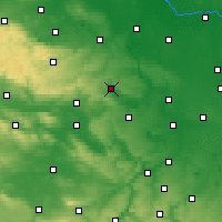 Nearby Forecast Locations - Eisleben - mapa