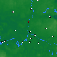 Nearby Forecast Locations - Oranienburg - mapa