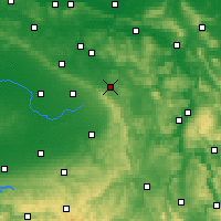 Nearby Forecast Locations - Detmold - mapa