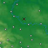 Nearby Forecast Locations - Zerbst/Anhalt - mapa