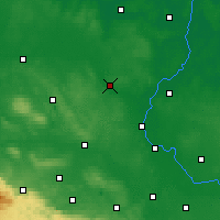 Nearby Forecast Locations - Haldensleben - mapa