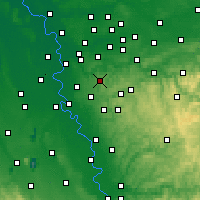 Nearby Forecast Locations - Velbert - mapa