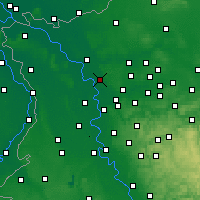 Nearby Forecast Locations - Dinslaken - mapa
