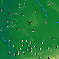 Nearby Forecast Locations - Coesfeld - mapa