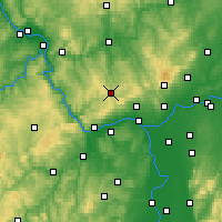 Nearby Forecast Locations - Bad Schwalbach - mapa
