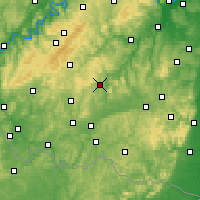 Nearby Forecast Locations - Kusel - mapa
