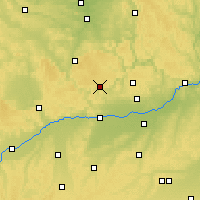 Nearby Forecast Locations - Eichstätt - mapa