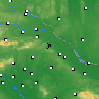 Nearby Forecast Locations - Koprivnica - mapa