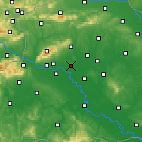 Nearby Forecast Locations - Dugo Selo - mapa