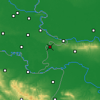Nearby Forecast Locations - Tovarnik - mapa