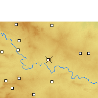 Nearby Forecast Locations - Athani - mapa