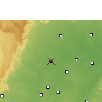 Nearby Forecast Locations - Bemetara district - mapa