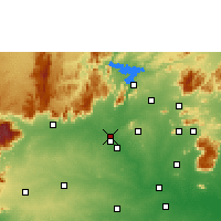 Nearby Forecast Locations - Bhavani - mapa