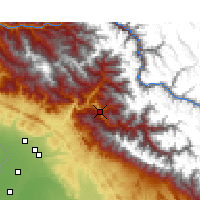 Nearby Forecast Locations - Chamba - mapa