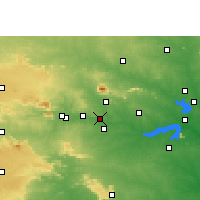 Nearby Forecast Locations - Chandrapura - mapa