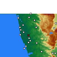 Nearby Forecast Locations - Changanacherry - mapa