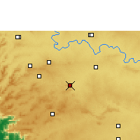 Nearby Forecast Locations - Gokak - mapa