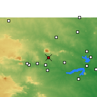 Nearby Forecast Locations - Gomoh - mapa
