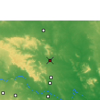 Nearby Forecast Locations - Kagaznagar - mapa