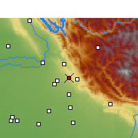 Nearby Forecast Locations - Karoran - mapa