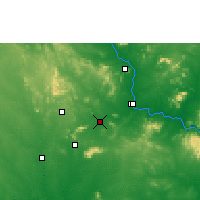 Nearby Forecast Locations - Kothagudem - mapa
