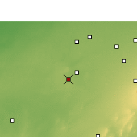 Nearby Forecast Locations - Ladnu - mapa