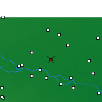 Nearby Forecast Locations - Lalganj - mapa