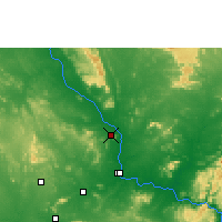 Nearby Forecast Locations - Manuguru - mapa