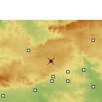 Nearby Forecast Locations - Multai - mapa