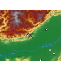 Nearby Forecast Locations - Naharlagun - mapa
